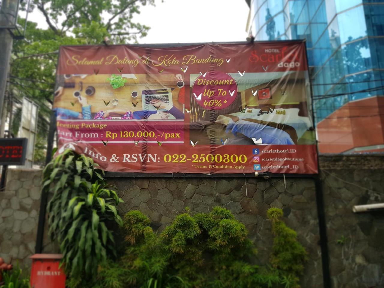 Scarlet Dago Hotel Bandung Exteriör bild